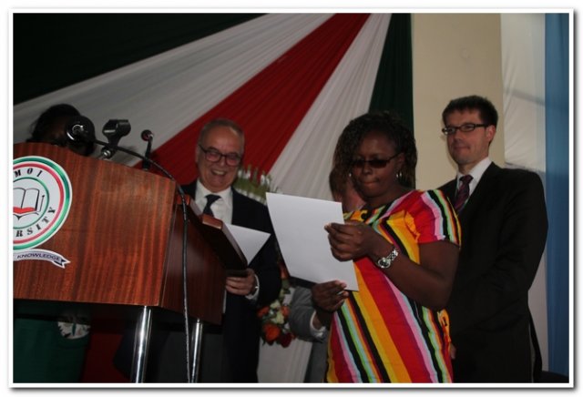 scholar smiling through the ward for masters scholarship